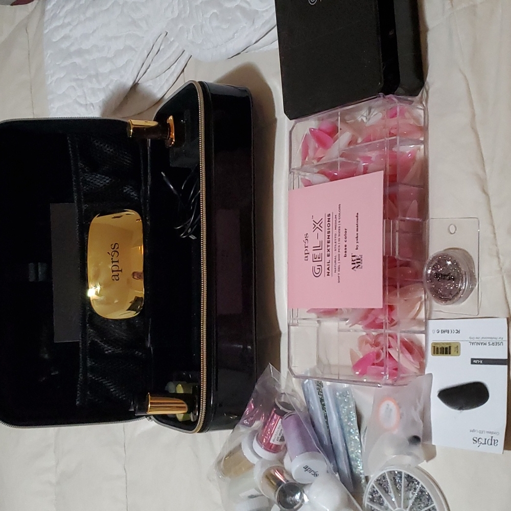 Aprés gel-x nails extensions stiletto medium